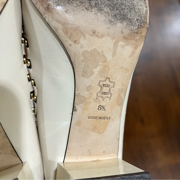 Tory Burch Tory Studded Heeled Loafer Size 8.5 - Picture 10 of 12